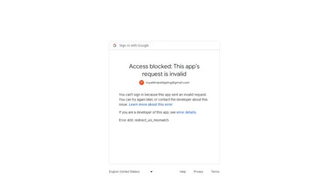 How To Solve Access Blocked Error Of Google Login